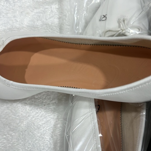 J Crew Beautiful Zo Zoe ballet flats in white leather - Picture 5 of 7